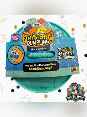 RMS Crazy Fun Squishy Bun 🦈 Shark Edition Mystery Dumpling SEALED!
